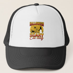 Gorra De Camionero Bruja Señora Gato Espeluznante de Halloween Telara