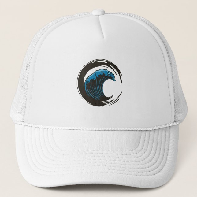 Gorra De Camionero BRUSH WAVE Zen eso (Anverso)