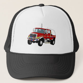 Gorra De Camionero BrushTruckRed