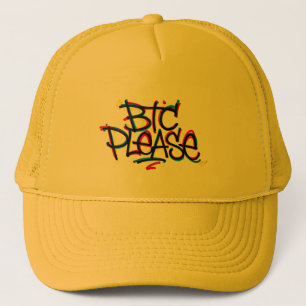 Gorra De Camionero "BTC Please" (Color)