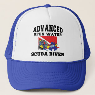 Gorra De Camionero Buceador avanzado del agua abierta