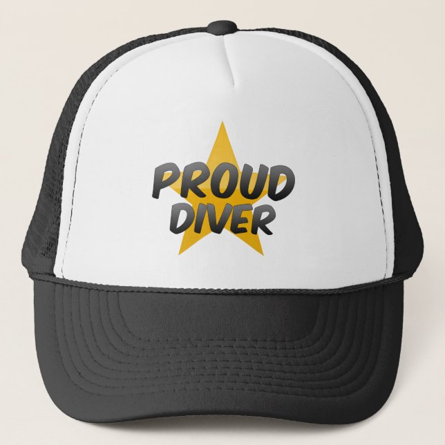 Gorra De Camionero Buceador orgulloso (Anverso)