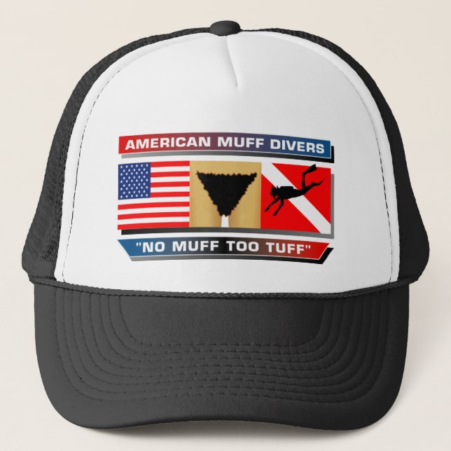 Gorra De Camionero Buceadores americanos del manguito (Anverso)