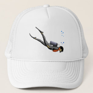 Gorra De Camionero Buceo con escafandra del hombre