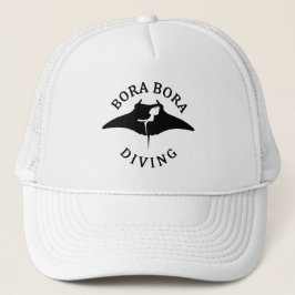 Gorra De Camionero Buceo Con Manta En Bora Bora