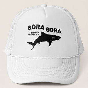 Gorra De Camionero Buceo De Tiburón En Bora Bora