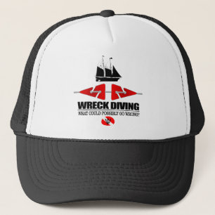 Gorra De Camionero Buceo en ruinas (¿Qué podría salir mal?)