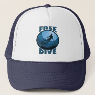 Gorra De Camionero Buceo libre - El Océano Llama "Freediver"