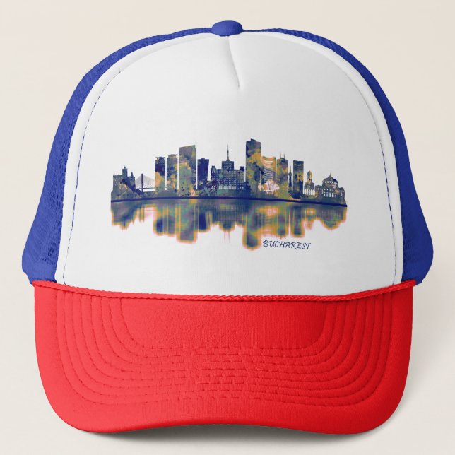 Gorra De Camionero Bucharest Skyline (Anverso)