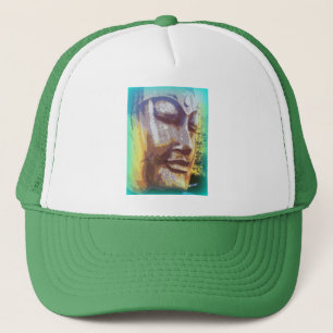 Gorra De Camionero Buda hace frente a verde