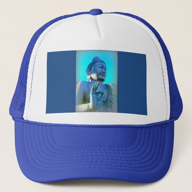 Gorra De Camionero buddha azul (Anverso)