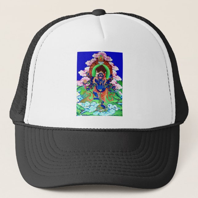 Gorra De Camionero Buddhism tibetano Thangka budista Ucchusma (Anverso)
