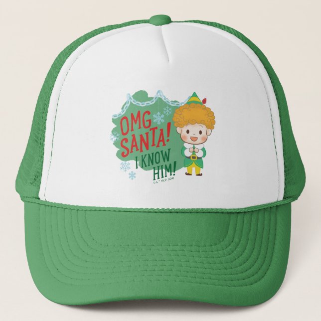 Gorra De Camionero ¡Buddy el Elf Dios mío Santa! ¡Lo Conozco! (Anverso)