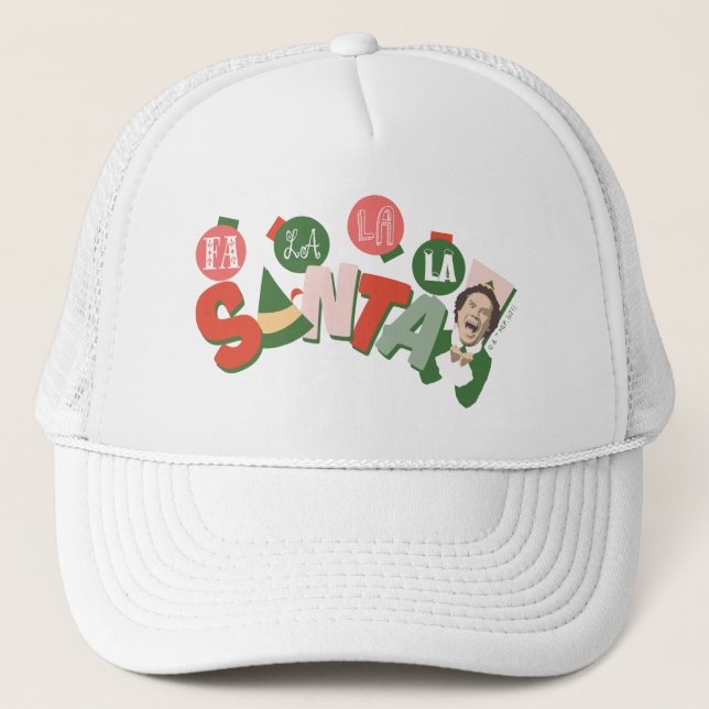Gorra De Camionero Buddy the Elf | Fa La La Santa (Anverso)