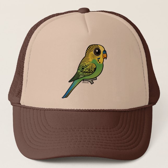 Gorra De Camionero Budgerigar de Birdorable (Anverso)