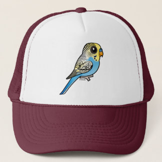 Gorra De Camionero Budgie azul y amarillo