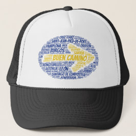Gorra De Camionero Buen Camino Word Art