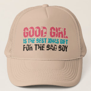 Gorra De Camionero Buen Chica Para El Niño Malo