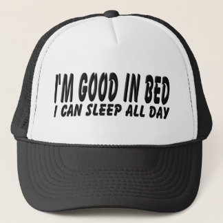 Gorra De Camionero Buena En La Cama