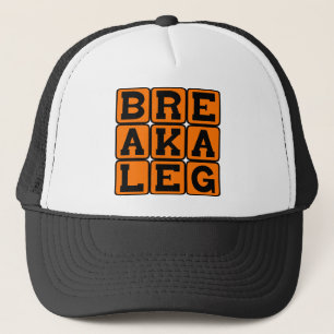 Gorra De Camionero Buena Suerte, Deseos de Éxito para Actores