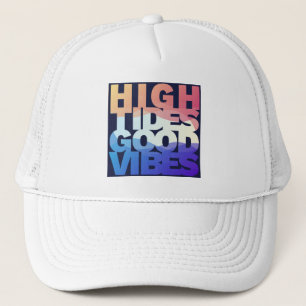 Gorra De Camionero Buenas vibraciones de mareas altas