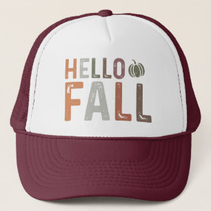 Gorra De Camionero Bueno, hola otoño