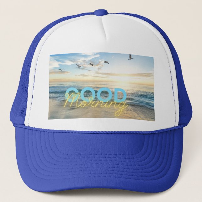 Gorra De Camionero Buenos días cielo azul (Anverso)