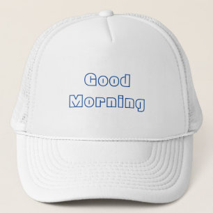 Gorra De Camionero Buenos días personalizado texto Paz Amor Guapo-Cap