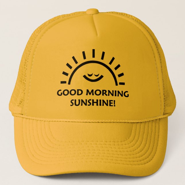 Gorra De Camionero Buenos días, sol (Anverso)