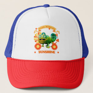 Gorra De Camionero Buenos Días Sol Funny Camaleón