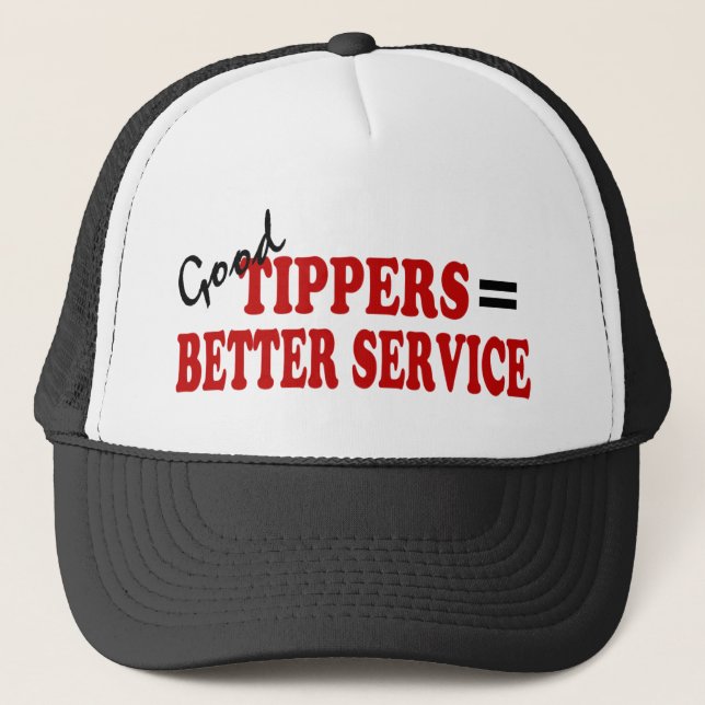 Gorra De Camionero Buenos Tippers= Mejor Servicio (Anverso)