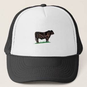 Gorra De Camionero Buey negro de Angus