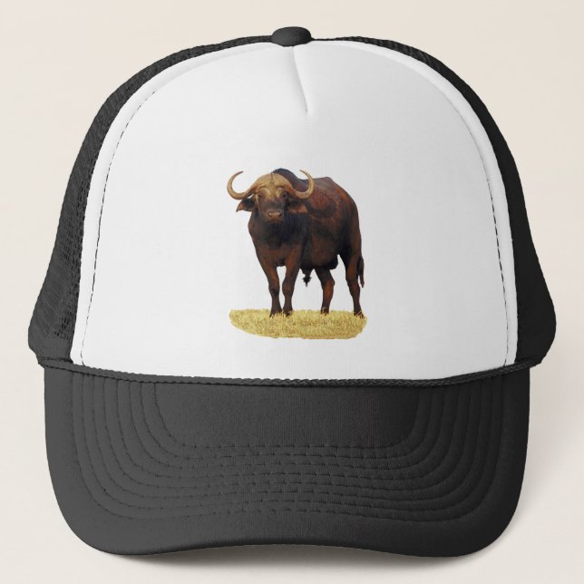 Gorra De Camionero Búfalo de agua africano (Anverso)