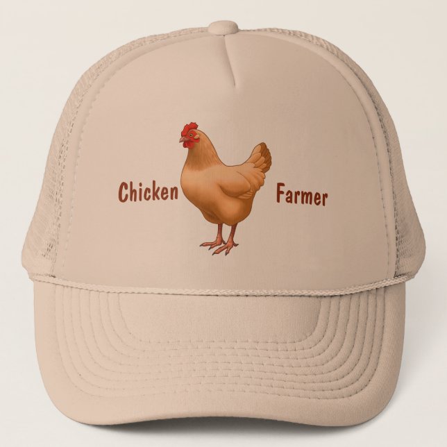 Gorra De Camionero Buff Orpington Chicken Hen (Anverso)