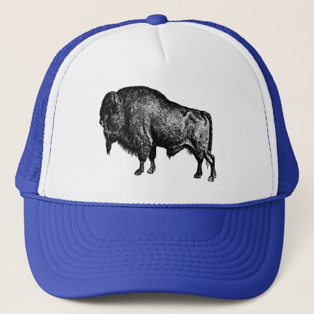 Gorra De Camionero Buffalo American Bison (Anverso)