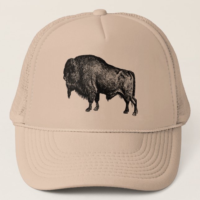 Gorra De Camionero Buffalo American Bison (Anverso)