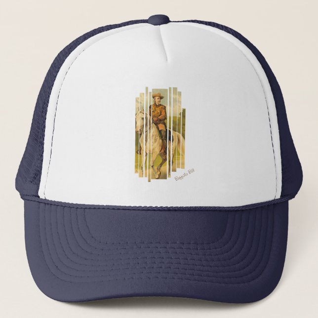 Gorra De Camionero Buffalo Bill Cody en caballo (Anverso)