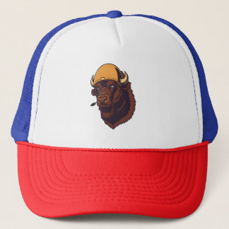 Gorra De Camionero Buffalo with a Helmet