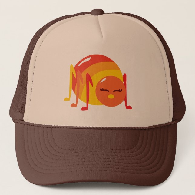 Gorra De Camionero Bug rayado (Anverso)