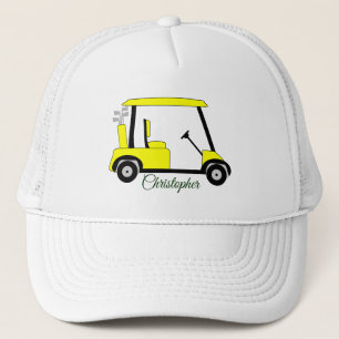 Gorra De Camionero Buggy de golf amarillo