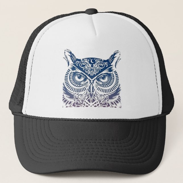 Gorra De Camionero Búho (Anverso)
