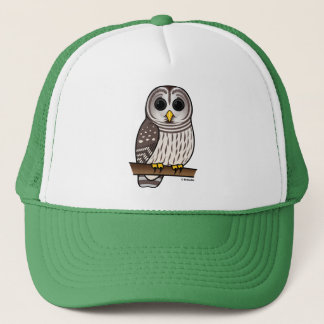 Gorra De Camionero Búho barrado del dibujo animado