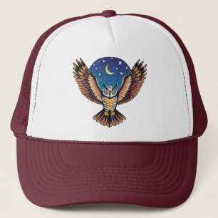 Gorra De Camionero Búho cornudo