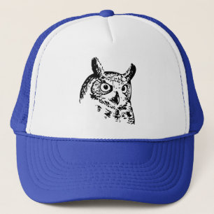 Gorra De Camionero búho de grano, búho lindo, búho gracioso, búho beb