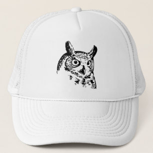 Gorra De Camionero búho de grano, búho lindo, búho gracioso, búho beb