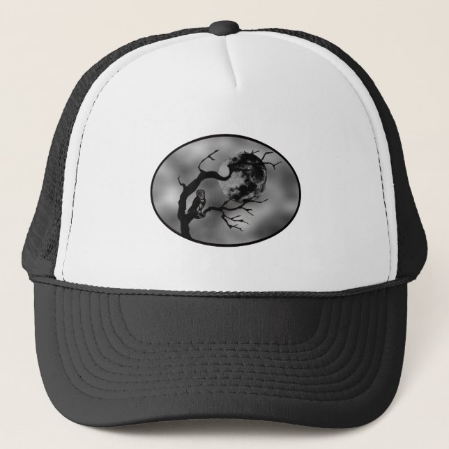 Gorra De Camionero Búho de la caza (Anverso)
