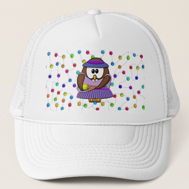 Gorra De Camionero búho de tenis - chica (Anverso)