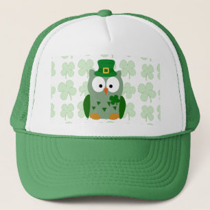 Gorra De Camionero Búho del día de St Patrick