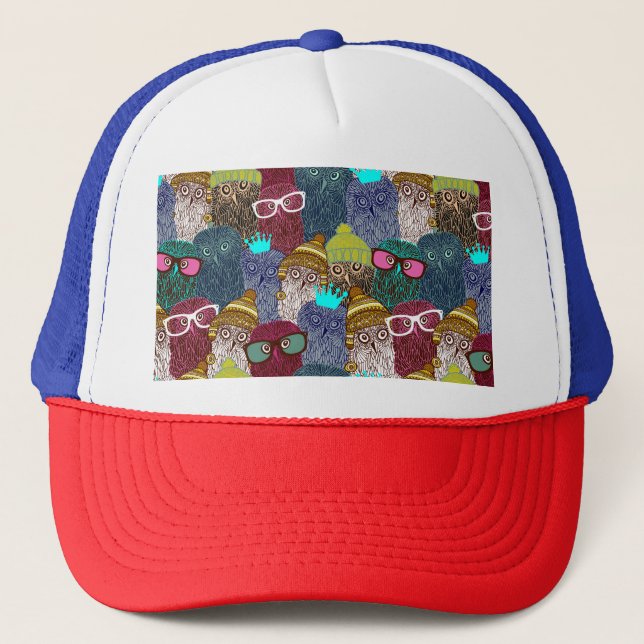 Gorra De Camionero Búho en la corona (Anverso)