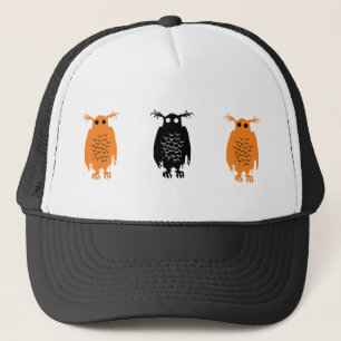Gorra De Camionero Búho espeluznante